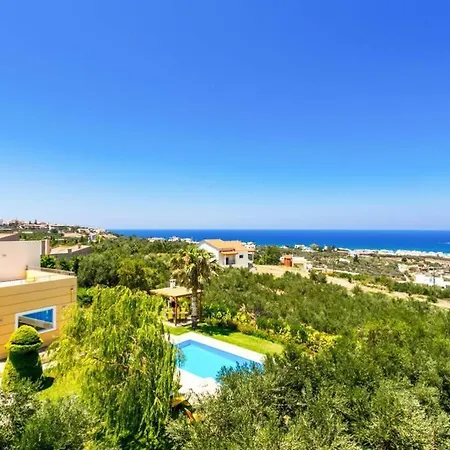 Modern Villa,stunning View,pool,bbq,1.5 Km From Town And The Beach! Ρέθυμνο
